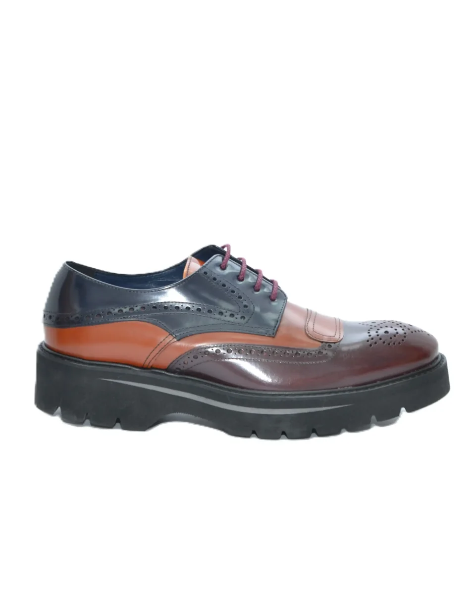 ZAPATO HOMBRE BLIUCHER PICADO FLORENTIC PISO GRUESO