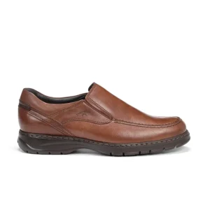 ZAPATO HOMBRE MOCASIN FLUCHOS COLOR MARRON 9144 CRONO LIBANO