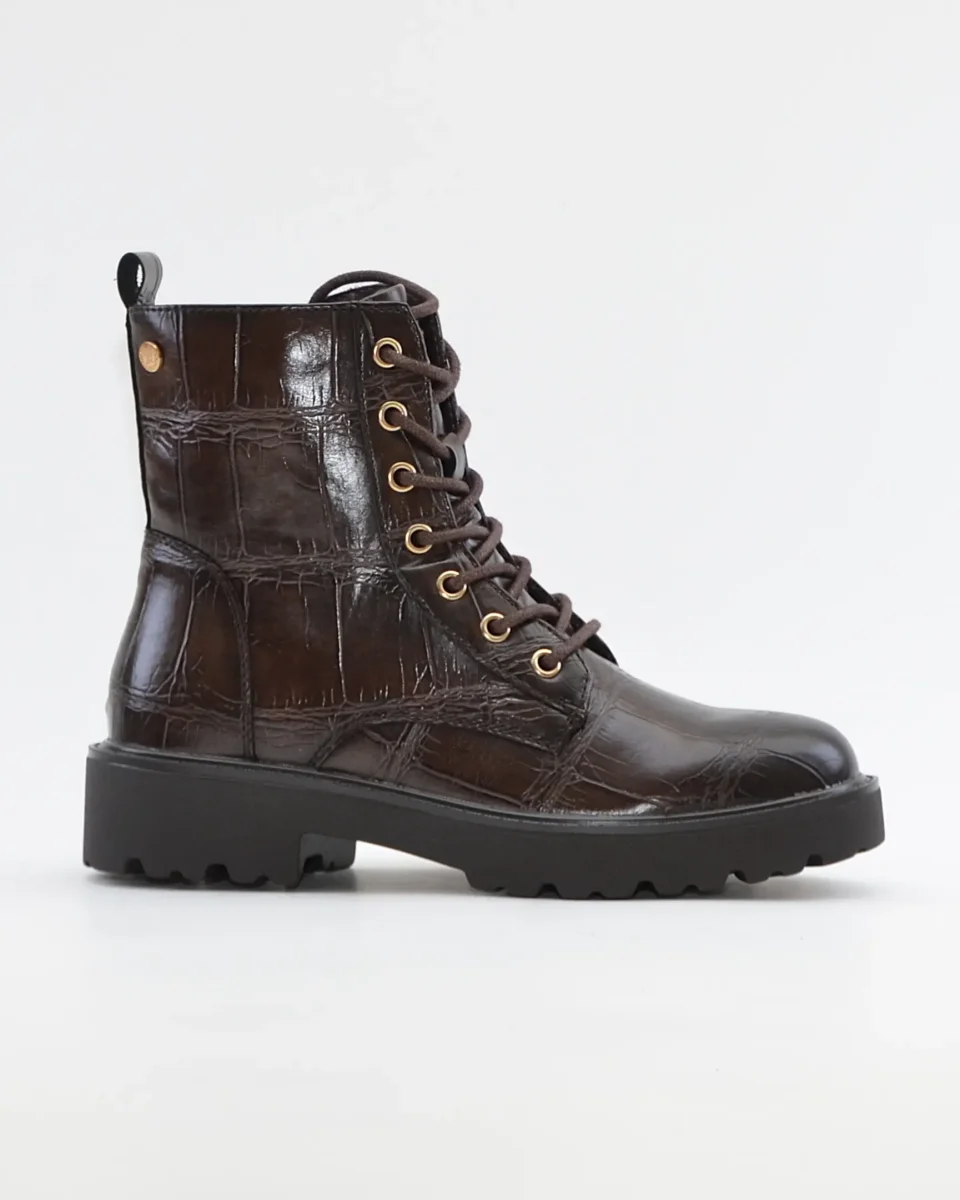 BOTA TIPO MILITAR CON PLATAFORMA XTI 146248 COCO MARRÓN CHOCOLATE