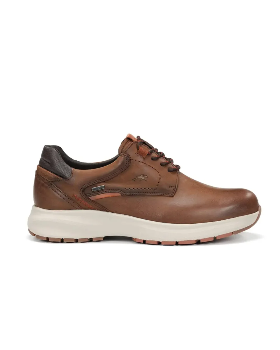 ZAPATO CASUAL HOMBRE FLUCHOS IMPERMEABLE COLOR CUERO F2067 TRITON NUEZ