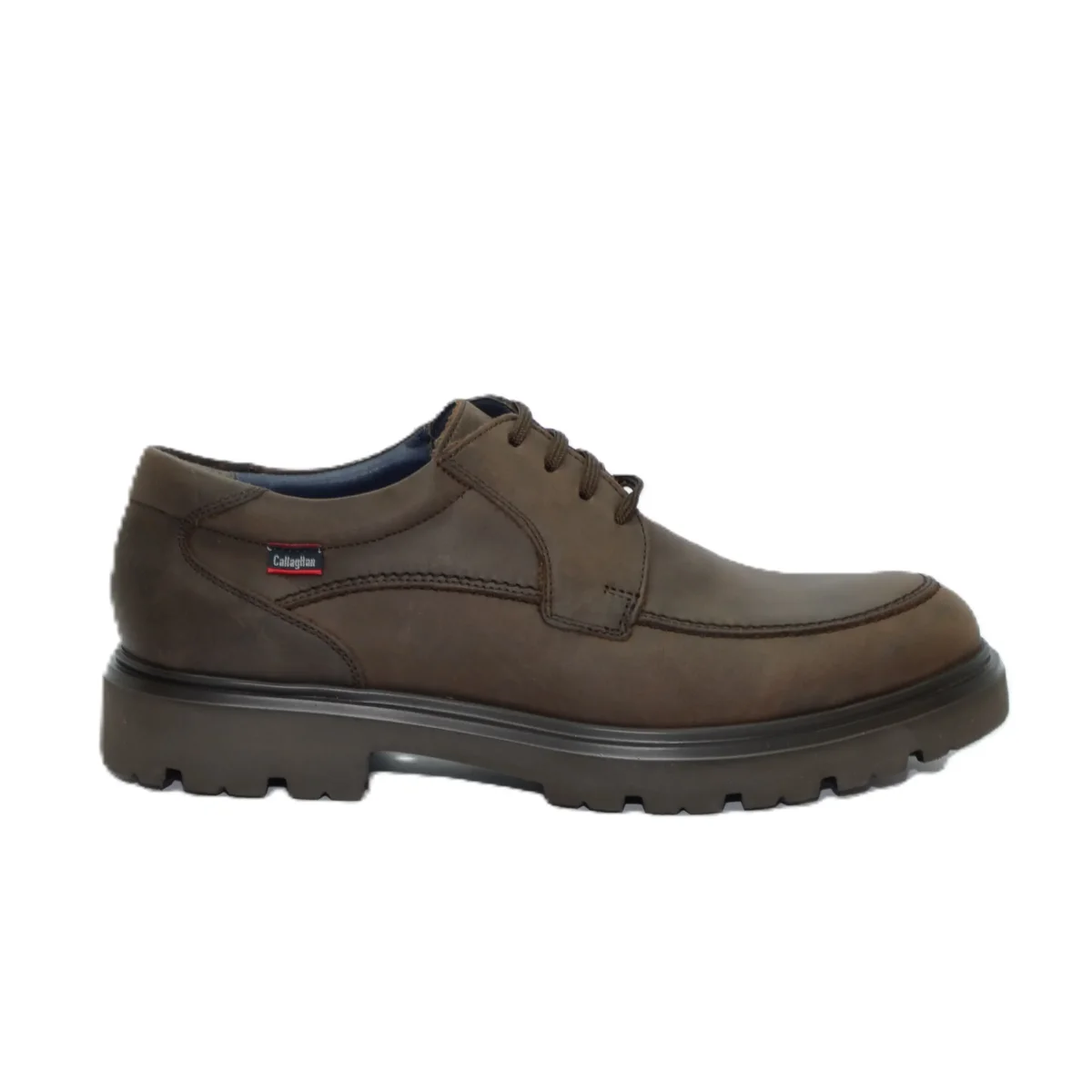 ZAPATO CORDONES MARRON ENGRASADO 48100
