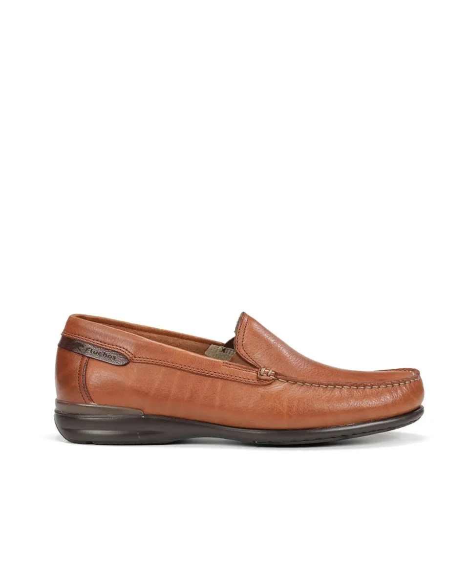 ZAPATO MOCASIN HOMBRE FLUCHOS COLOR CUERO ORION 8682