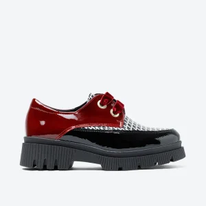 ZAPATO MUJER CORDON CHAROL ROJO DAMA LACOMBA POPPY