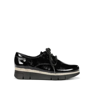 ZAPATO CORDON CHAROL NEGRO D9328 INDIA