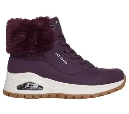 SNEAKERS BOTA MUJER SKECHERS BURDEOS 167274 WINE UNO