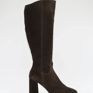 BOTA ALTA MUJER SERRAJE MARRÓN CHOCOLATE WONDERS M-5443 TESTA