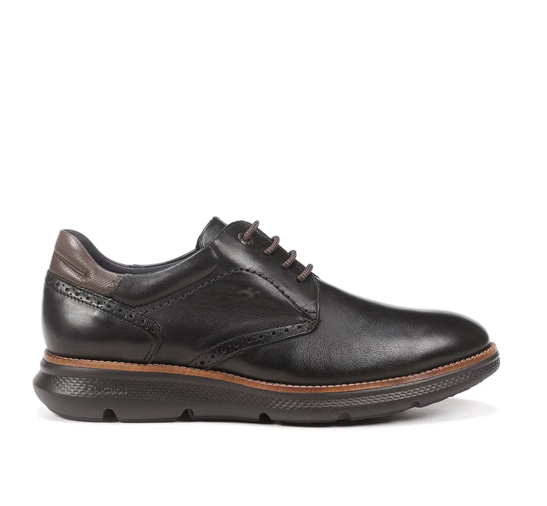 ZAPATO CASUAL NEGRO CORDON F1351 WILLIAM HABANA