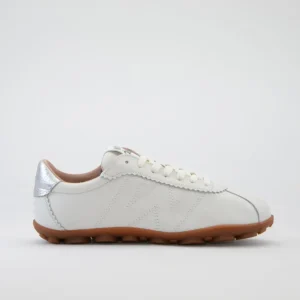 ZAPATO MUJER WONDERS CON CORDONES COLOR BLANCO PLATA AP-2102