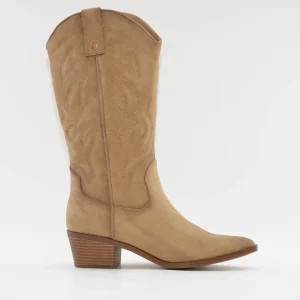 BOTA COWBOY COLOR BEIGE CON CREMALLERA XTI 144308