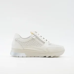 DEPORTIVO STONEFLY MUJER BLANCO CON CORDONES Y CREMALLERA PLANTILLA EXTRAHIBLE STONEFLY 222509 150