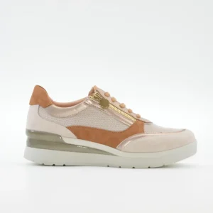 DEPORTIVO MUJER CON CORDONES Y CREMALLERA PLANTILLA EXTRAHIBLE STONEFLY 220740 9YO CREAM