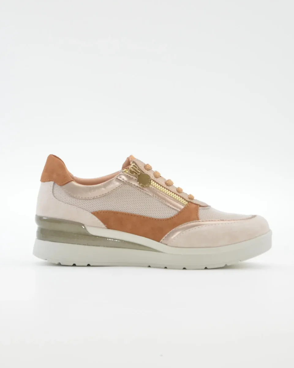 DEPORTIVO MUJER CON CORDONES Y CREMALLERA PLANTILLA EXTRAHIBLE STONEFLY 220740 9YO CREAM