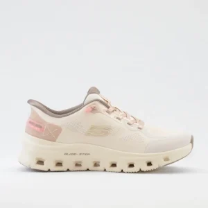 SNEAKERS MUJER SKECHERS BEIGE 150428 NTBR CORDON ELÁSTICO SLIP-INS