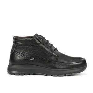 BOTA HOMBRE FLUCHOS IMPERMEABLE COLOR NEGRO CORDON F2066 TRITON