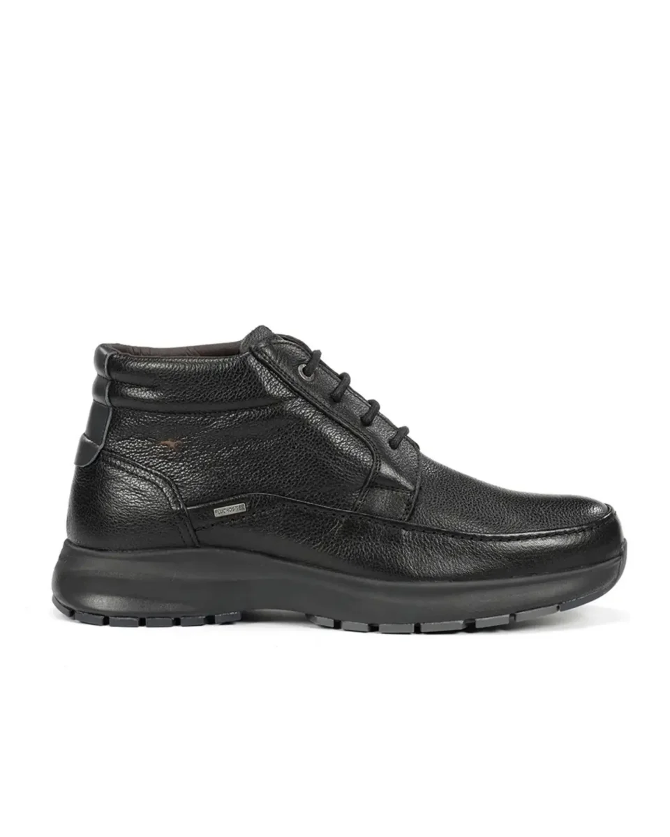BOTA HOMBRE FLUCHOS IMPERMEABLE COLOR NEGRO CORDON F2066 TRITON