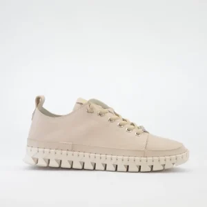 DEPORTIVO CORDON ELÁSTICO DE MUJER PLANO CARMELA COLOR BEIGE 163105