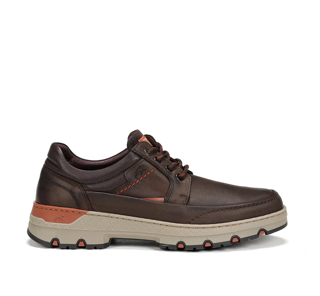 ZAPATO CASUAL CORDON ENGRASADO MARRON F1843 SIGURD CASTAÑO