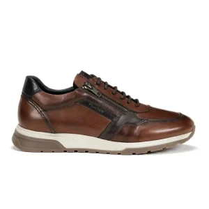 ZAPATO DE CORTE DEPORTIVO HOMBRE FLUCHOS CORDON COLOR CUERO F1600 LOUIS HABANA CAMEL