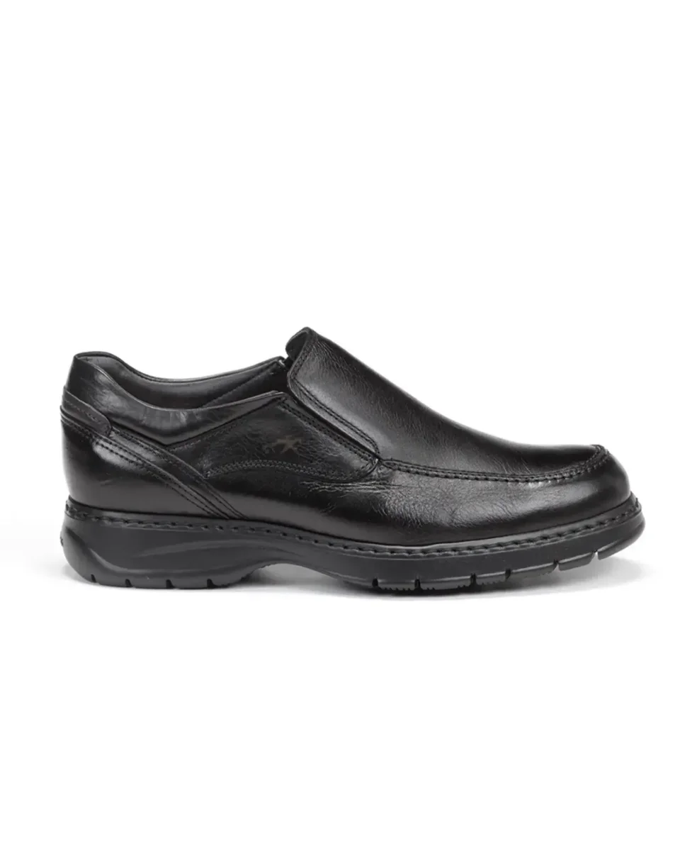 ZAPATO HOMBRE MOCASIN FLUCHOS COLOR NEGRO 9144 CRONO