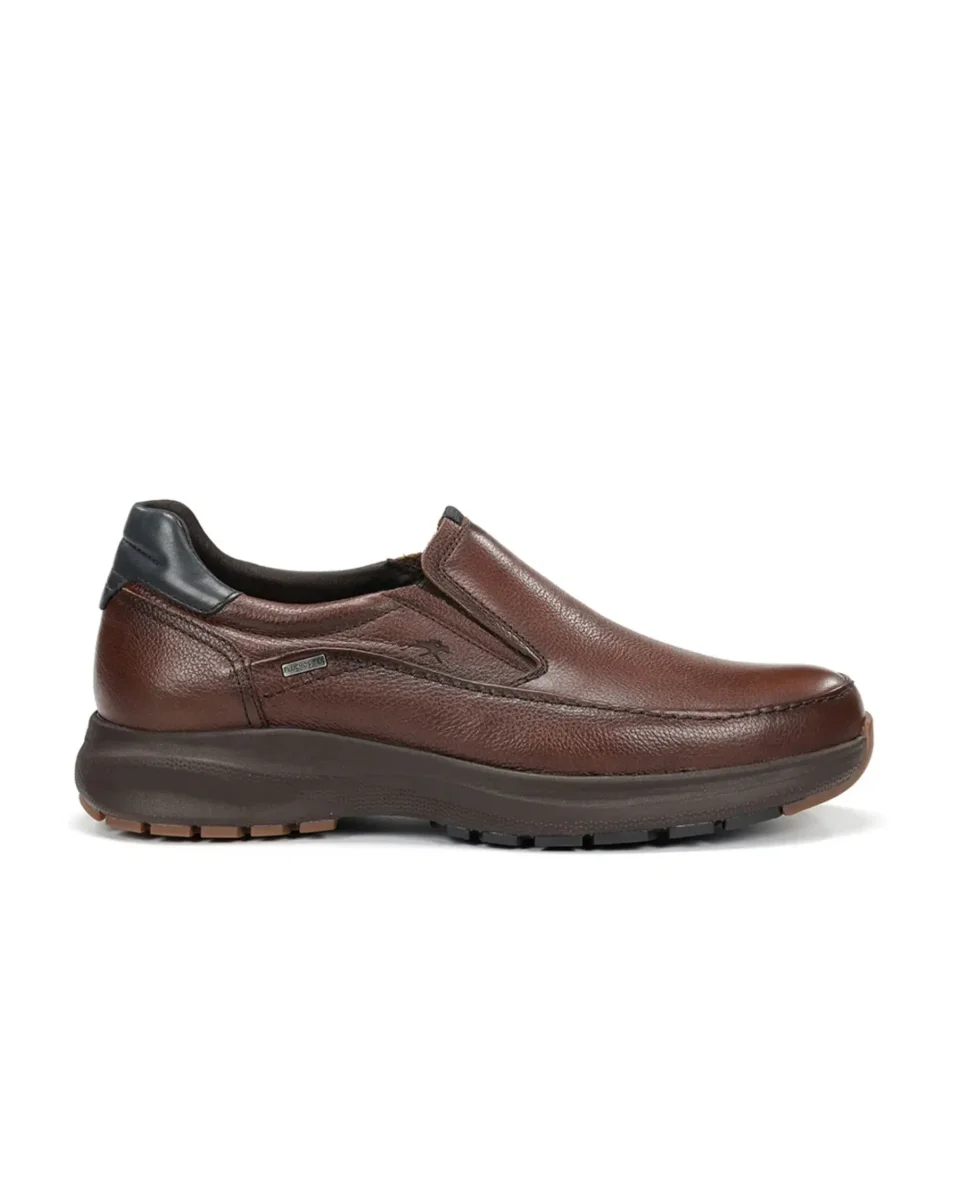 ZAPATO MOCASIN HOMBRE FLUCHOS IMPERMEABLE MARRÓN F2064 TRITON