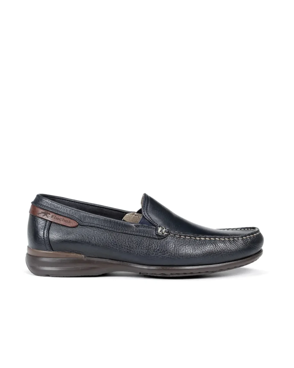 ZAPATO MOCASIN HOMBRE FLUCHOS COLOR AZUL MARINO ORION 8682