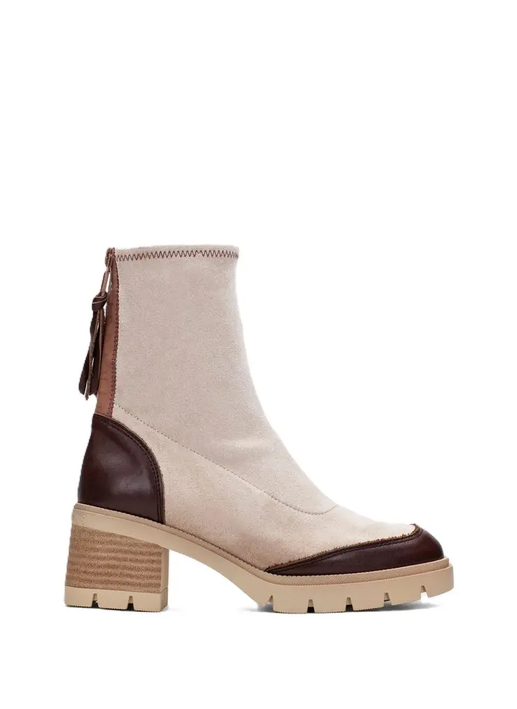 BOTIN LICRA TACON BEIG BURDEOS HI243681