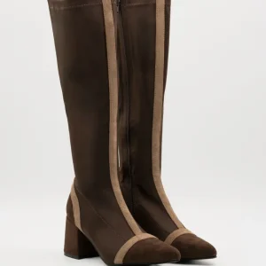 BOTAL ALTA LICRA MARRON A5400