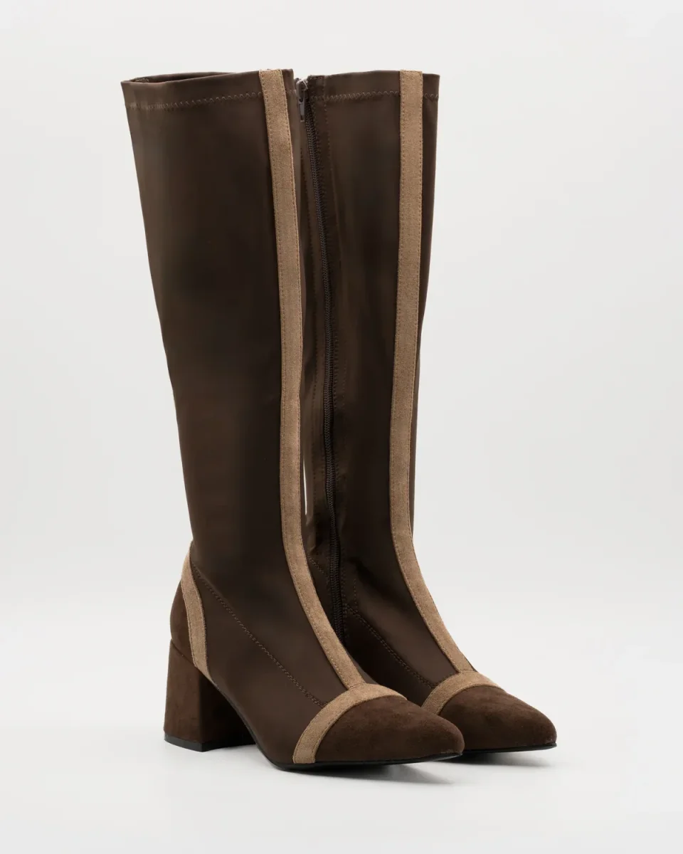 BOTAL ALTA LICRA MARRON A5400