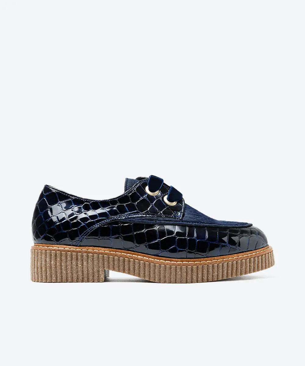 ZAPATO MUJER CORDON COCO MARINO POTRO MARINO LACOMBA JAZMINE