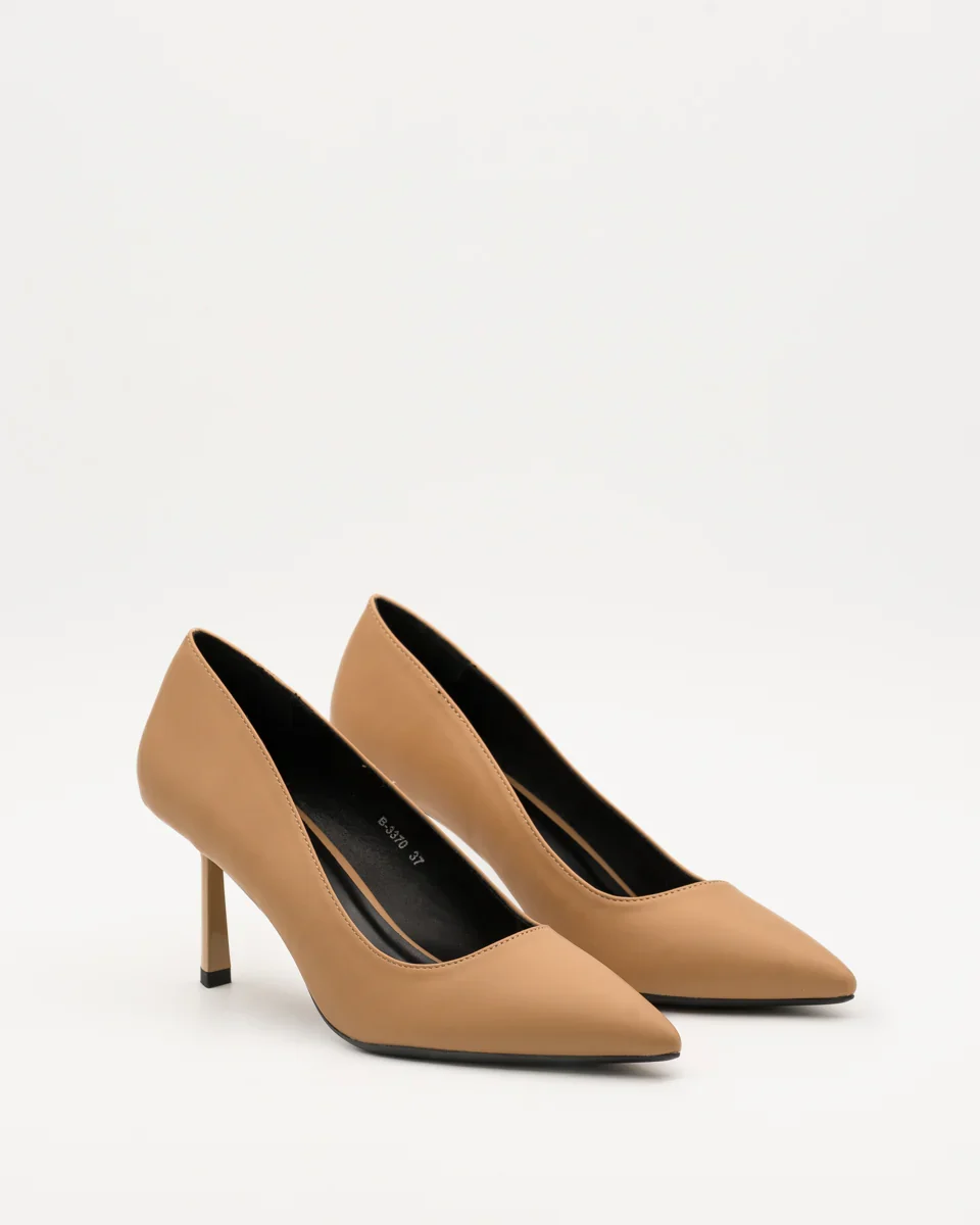 ZAPATO SALON STILETTO NUDE B3370