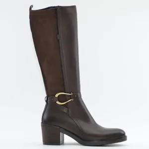 BOTA ALTA MUJER PIEL MARRON CHOCOLATE DORKING by FLUCHOS D9752 CAFÉ
