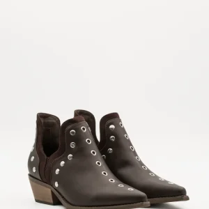 BOTIN TACHUELAS MARRON CHOCOLATE A5514