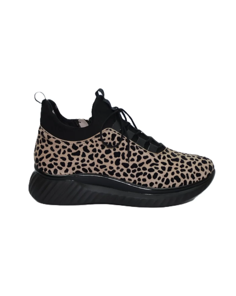 DEPORTIVO MUJER ABOTINADO ANIMAL PRINT PISO GRUESO 6500 CONFORT CLASS