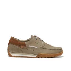 ZAPATO NAUTICO FLUCHOS HOMBRE COLOR TAUPE BRUNO F2434 MARMOTA