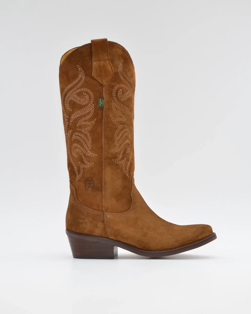 BOTA COWBOY MUJER DAKOTA DKT 62 CAPUCCINO SUELA DE GOMA