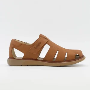 SANDALIA HOMBRE VELCRO COLOR CUERO SUELA EXTRALIGHT CALLAGHAN 92311