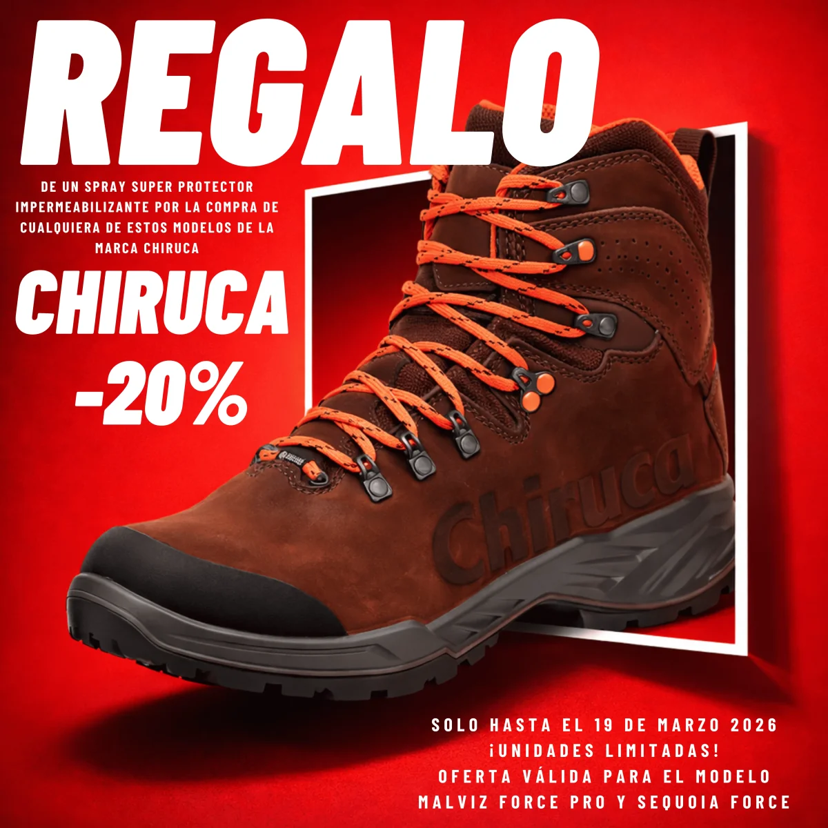 BOTA CHIRUCA SEQUOIA FORCE 12 GORE TEX