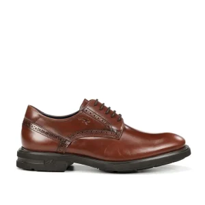 ZAPATO HOMBRE FLUCHOS COLOR CUERO CON CORDONES F0630 BELGAS