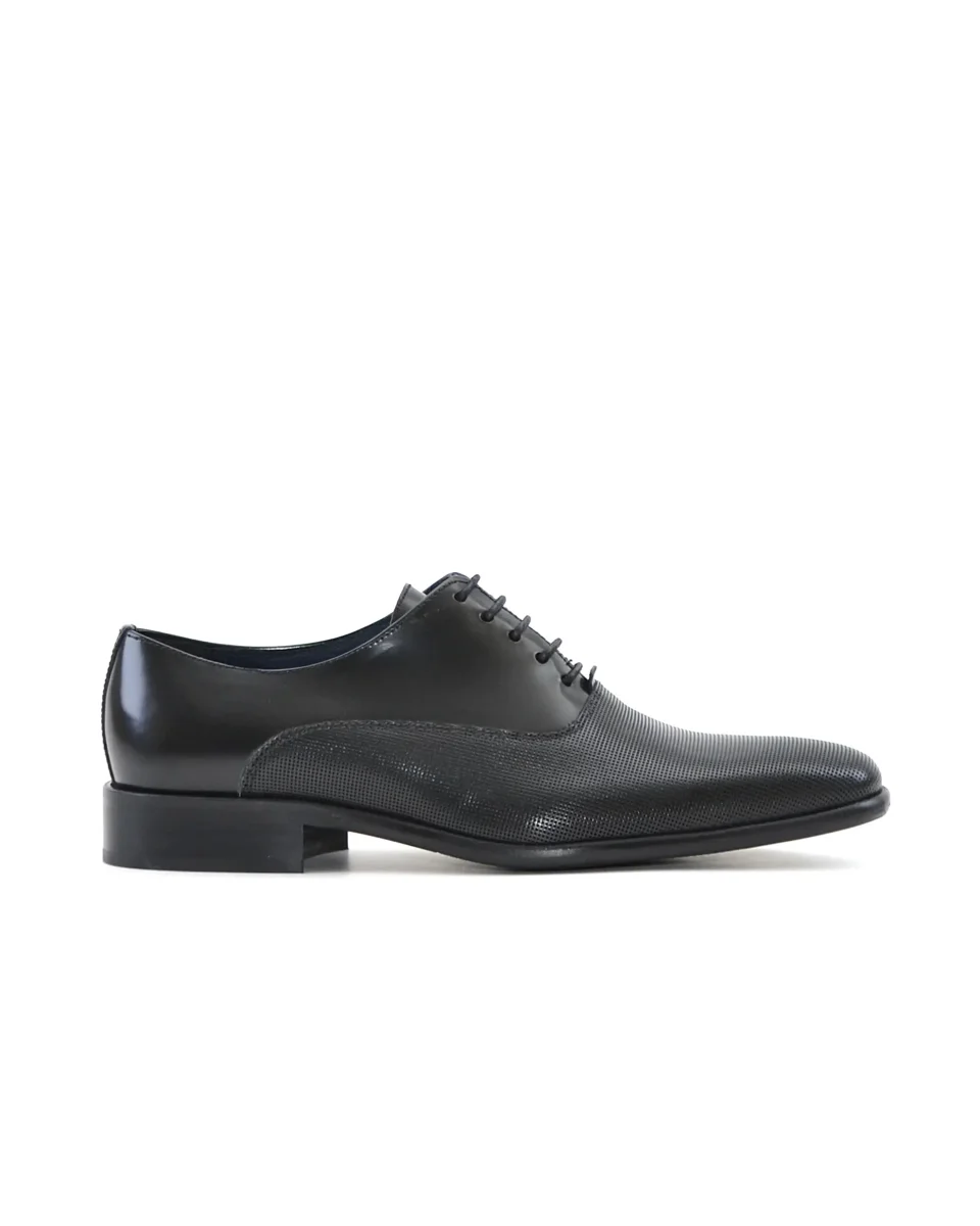 ZAPATO HOMBRE OXFORD FLORENTIC NEGRO MICROPERFORADO