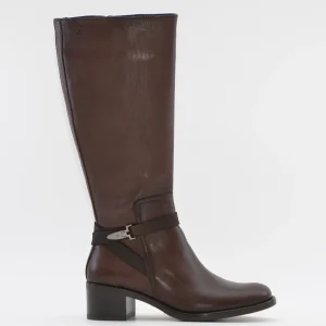 BOTA ALTA MUJER PIEL COLOR MARRÓN DORKING by FLUCHOS D8965
