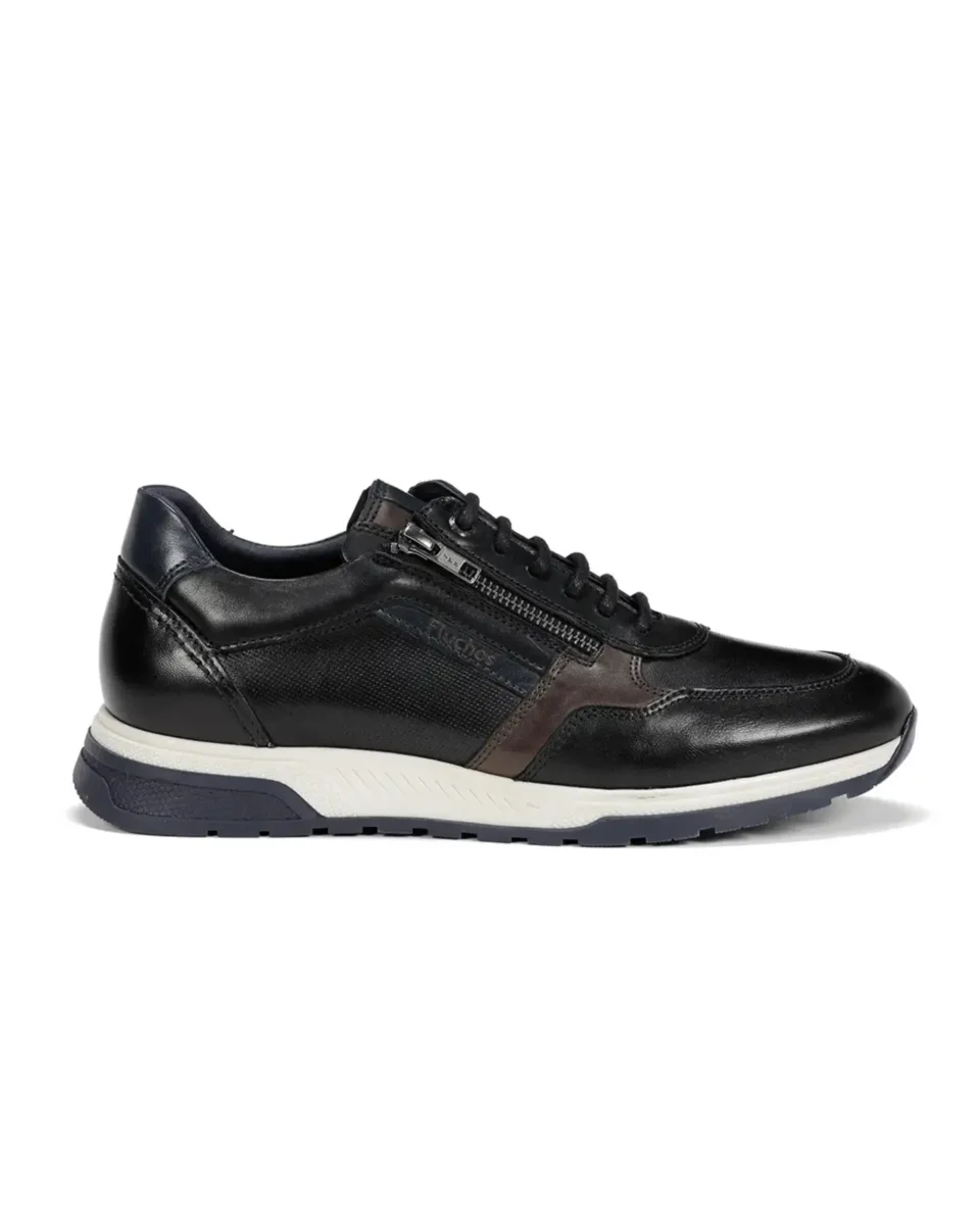 ZAPATO DE CORTE DEPORTIVO HOMBRE FLUCHOS CORDON COLOR NEGRO F1600 LOUIS HABANA