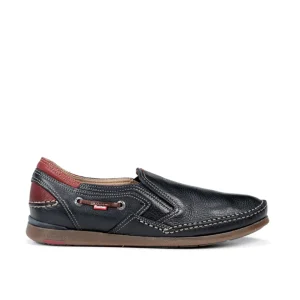 ZAPATO MOCASION FLUCHOS AZUL MARINO CON ELÁSTICOS MARINER 9883