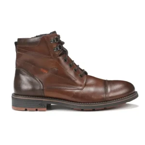 BOTA HOMBRE MARRON FLUCHOS CON CORDONES Y CREMALLERA F1342 TERRY HABANA CAMEL