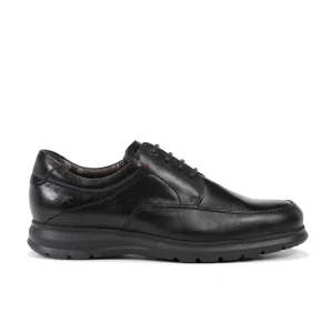 ZAPATO CORDONES HOMBRE FLUCHOS NEGRO F0602 ZETA