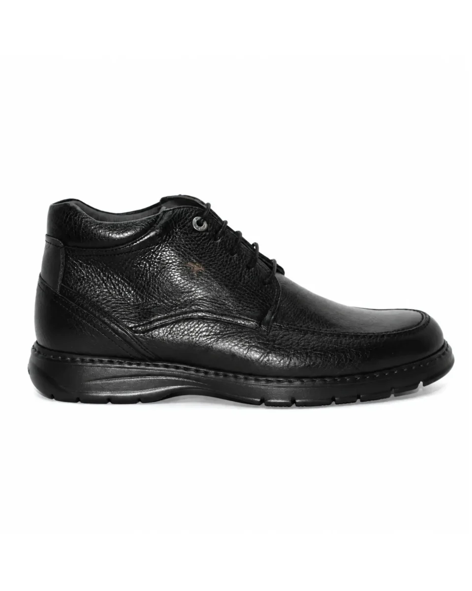 BOTA FLUCHOS HOMBRE COLOR NEGRO CORDONES 9143 CRONO